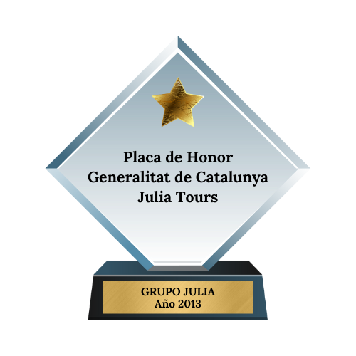 Plaque of Honor Generalitat de Catalunya Julia Tours