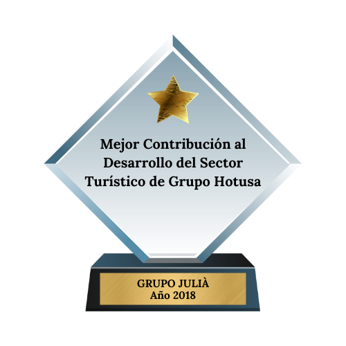 Best Contribution to the Development of the Tourism Sector of Grupo Hotusa
